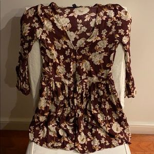 Floral mini dress